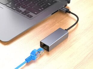 Zenwire RJ45 USB 3.0 Ethernet adapteris GIGABIT 1000 Mbps LAN A цена и информация | Адаптеры и USB разветвители | 220.lv