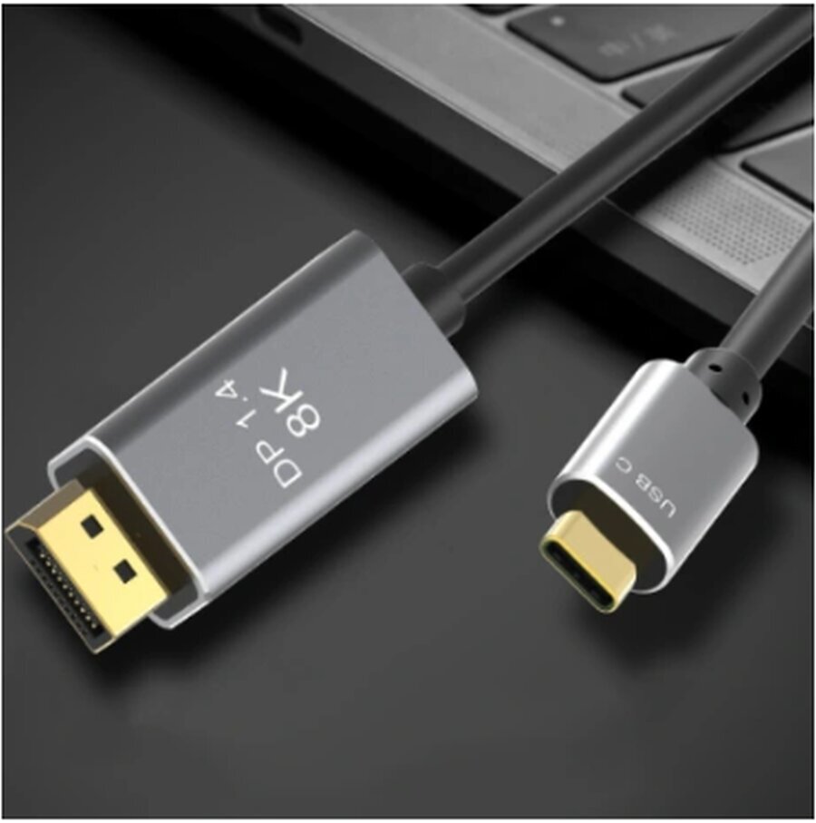 KABELIS USB-C DisplayPort 8K 5K 4K 144 Hz Mac MACBOOK 240Hz Zenwire цена и информация | Adapteri un USB centrmezgli | 220.lv