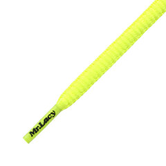 Mr.Lacy Runnies Hydrophobic apaļas šņores, neona dzeltens, 120 cm cena un informācija | Līdzekļi apģērbu un apavu kopšanai | 220.lv