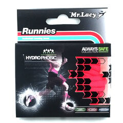 Mr.Lacy Runnies Hydrophobic kруглый шнур, неоновый розовый, 120 см цена и информация | Для ухода за обувью и одеждой | 220.lv