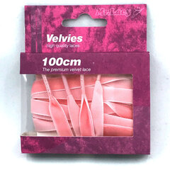 Mr.Lacy Velvies плоский шнур, бархат, розовый, 100 см цена и информация | Для ухода за обувью и одеждой | 220.lv