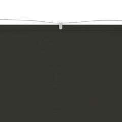 VidaXL vertikāla markīze, antracītpelēka, 140x420 cm, Oksfordas audums cena un informācija | Saulessargi, markīzes un statīvi | 220.lv