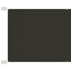 VidaXL vertikāla markīze, antracītpelēka, 100x420 cm, Oksfordas audums cena un informācija | Saulessargi, markīzes un statīvi | 220.lv