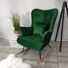 Кресло-качалка AKCJUSZ-Magic Velvet 2225 цена и информация | Кресла в гостиную | 220.lv