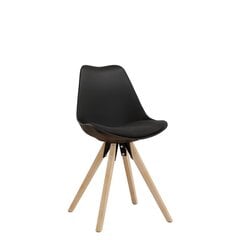 Комплект стульев LUMINELKO-czarny (черный) цена и информация | Кресла в гостиную | 220.lv