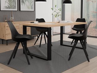 Комплект стульев LUMINELKO-czarny (черный) цена и информация | Кресла в гостиную | 220.lv