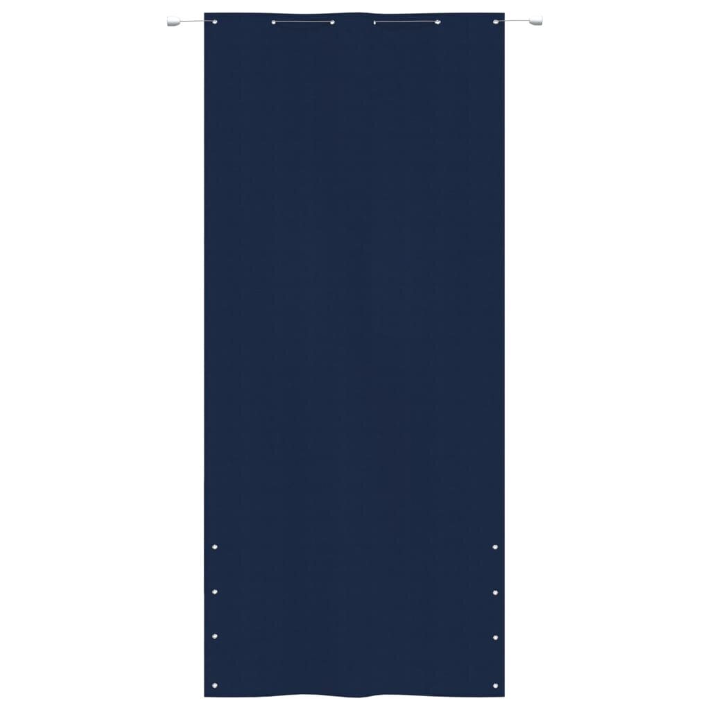 VidaXL balkona aizslietnis, 120x240 cm, zils oksforda audums cena un informācija | Saulessargi, markīzes un statīvi | 220.lv