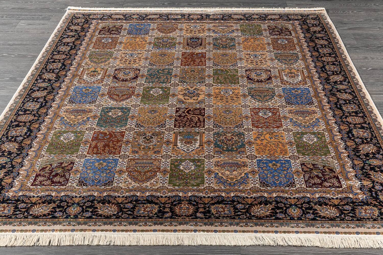 Paklājs Qum 2102S Cream-Blue 160x230 cm cena un informācija | Paklāji | 220.lv