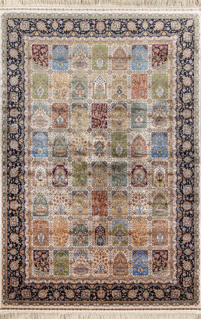 Paklājs Qum 2102S Cream-Blue 160x230 cm cena un informācija | Paklāji | 220.lv