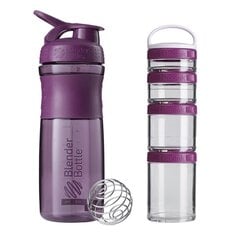 Blender Bottle Blender bottle combo pak sportmixer шейкер и gostak starter 4pak -  Сливовый цена и информация | Фляги для воды | 220.lv