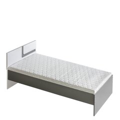 Кровать Petito PE12 + 13-антрацит / белый цена и информация | Кровати | 220.lv