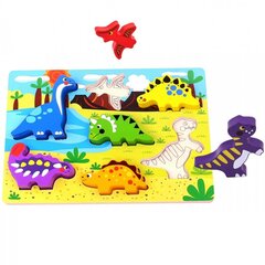 Puzle - Dinozauri, 7 daļas цена и информация | Игрушки для малышей | 220.lv