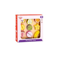 Деревянный набор для нарезки фруктов цена и информация | Игрушки для девочек | 220.lv