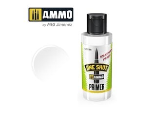 AMMO MIG - ONE SHOT PRIMER (Gruntskrāsas) - TRANSPARENT, 60ml, 2041 cena un informācija | Modelēšanas un zīmēšanas piederumi | 220.lv