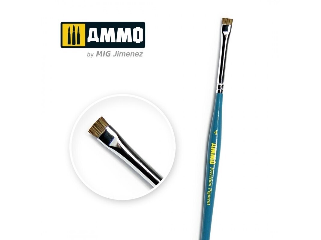 AMMO MIG - 4 otiņa Precision Pigment Brush, AMIG8704 cena un informācija | Piederumi krāsošanai | 220.lv