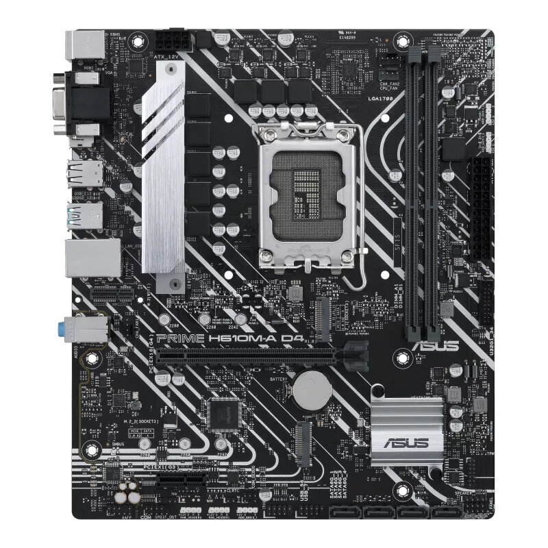 ASUS PRIME H610M-A D4-CSM Intel H610 LGA 1700 micro ATX cena un informācija | Mātesplates | 220.lv