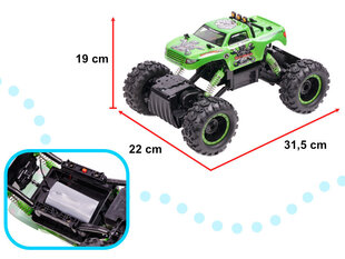 RC автомобиль NQD Rock Crawler King 1:12 USB, зеленый цена и информация | Игрушки для мальчиков | 220.lv