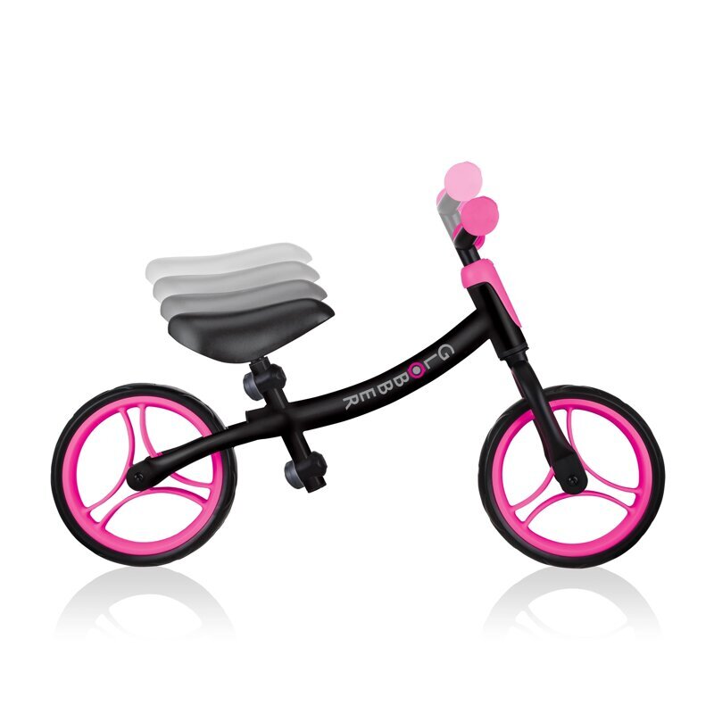 Balansa velosipēds Globber Go Bike, melns цена и информация | Balansa velosipēdi | 220.lv