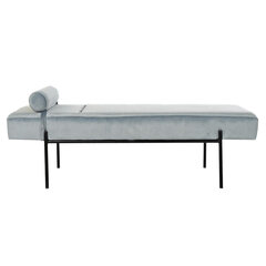 Dīvāns ‘Chaise Longue’ DKD Home Decor Metāls Poliesters Debesu zils (140 x 59 x 42 cm) cena un informācija | Dīvāni | 220.lv