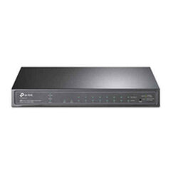 TP-LINK Switch TL-SG2210P Web Managed, Rack Mountable, SFP ports quantity 2, PoE ports quantity 8, Power supply type External cena un informācija | Komutatori (Switch) | 220.lv