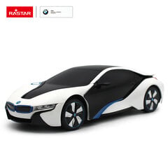 Радиоуправляемая модель автомобиля BWM i8-UV Rastar 1:24, 48400-4 цена и информация | Игрушки для мальчиков | 220.lv