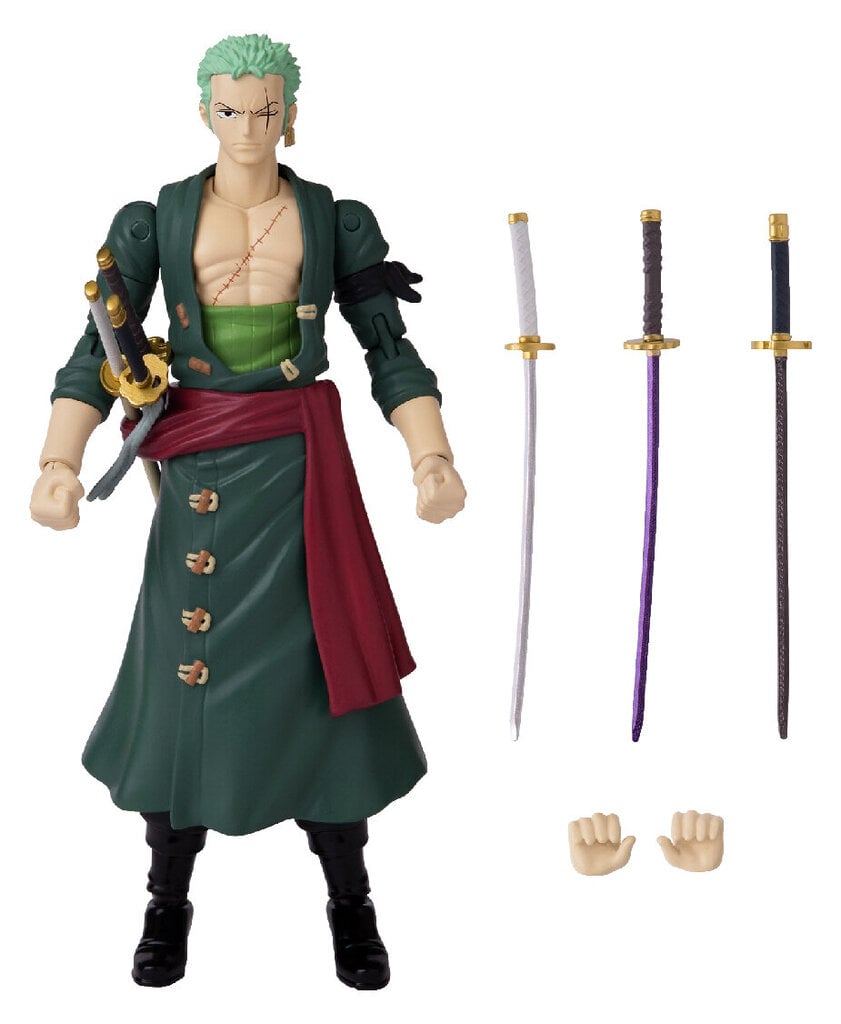 Статуэтки Фигурка ANIME HEROES ONE PIECE - RORONOA ZORO цена | 220.lv