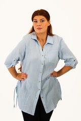 Блуза-рубашка классического кроя со спортивными элементами цена и информация | Женские блузки, рубашки | 220.lv