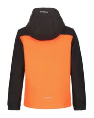 ICEPEAK BĒRNU SOFTSHELL JAKA Konan 51897-2*455, oranžs/melns 6438522639134 cena un informācija | Zēnu virsjakas | 220.lv