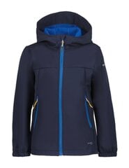 ICEPEAK BĒRNU SOFTSHELL JAKA Konan 51897-2*939, tumši zils 6438522639356 cena un informācija | Zēnu virsjakas | 220.lv