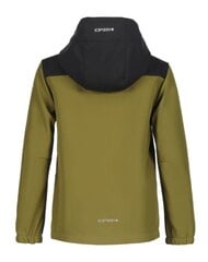 ICEPEAK BĒRNU SOFTSHELL JAKA Konan 51897-2*572, olīva/melns 6438522639073 cena un informācija | Zēnu virsjakas | 220.lv