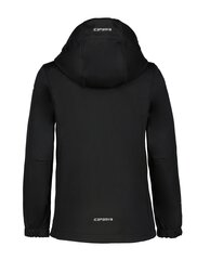 Icepeak bērnu softshell jaka Kleve 51896-9*992, melns/fuksija 6438513929350 cena un informācija | Virsjakas un mēteļi meitenēm | 220.lv