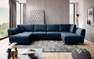 Universāls stūra dīvāns NORE Larco, tumši zils cena un informācija | Stūra dīvāni | 220.lv