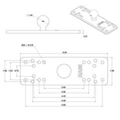 RAM RAM-B-111U cena un informācija | Auto turētāji | 220.lv