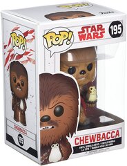 Funko POP! Star Wars: The Last Jedi - Chewbacca With Porg cena un informācija | Datorspēļu suvenīri | 220.lv