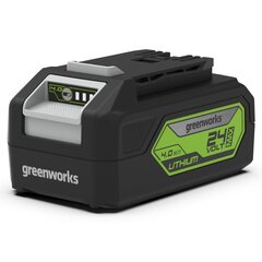 Аккумулятор 24V Akumulator 4Ah GREENWORKS G24B4 -  2926807 цена и информация | Аккумуляторы | 220.lv