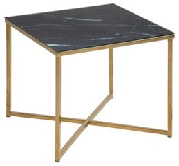 Кофейный столик Ditra, черный/золотой цвет цена и информация | Журнальные столики | 220.lv