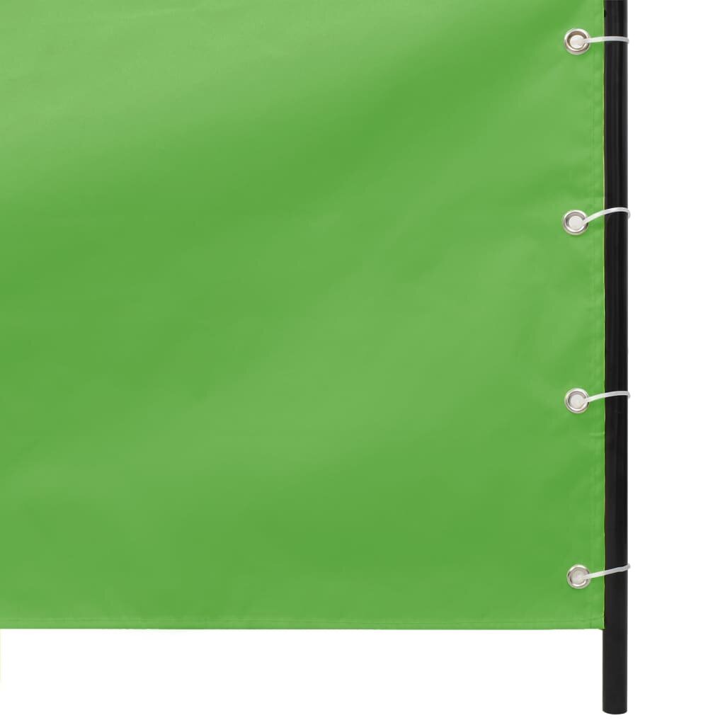 VidaXL balkona aizslietnis, 100x240 cm, gaiši zaļš oksforda audums цена и информация | Saulessargi, markīzes un statīvi | 220.lv