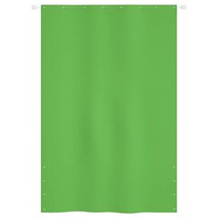 VidaXL balkona aizslietnis, 160x240 cm, gaiši zaļš oksforda audums cena un informācija | Saulessargi, markīzes un statīvi | 220.lv