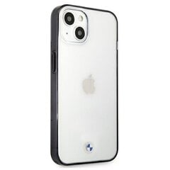 Силиконовый чехол BMW BMHCP13SPCUMRBK Signature Collection для Apple iPhone 13 Mini, прозрачный цена и информация | Чехлы для телефонов | 220.lv