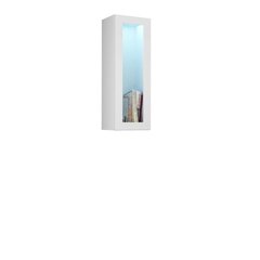 Витрина 90 ZIGO glass-biały / белый полыск цена и информация | Витрины, серванты | 220.lv