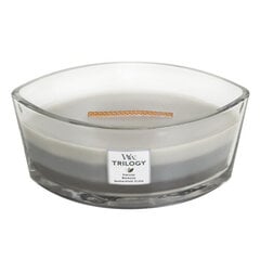 Ароматическая свеча WoodWick Warm Woods Trilogy Ship - Warm Candle, 453.6 г цена и информация | Подсвечники, свечи | 220.lv