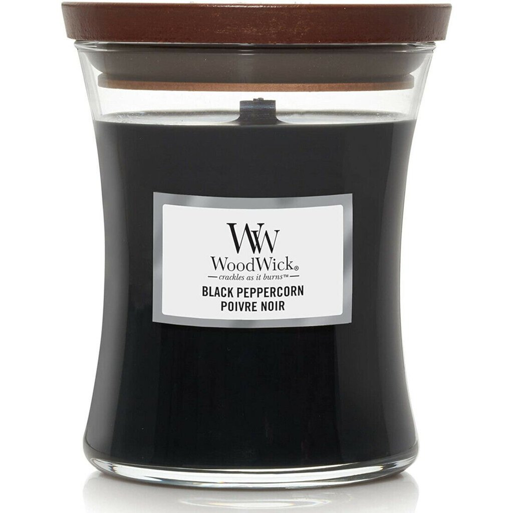 WoodWick aromātiska svece Black Peppercorn, 85 g cena un informācija | Sveces un svečturi | 220.lv