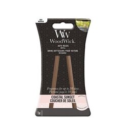 WoodWick Auto Reeds Refill Coastal Sunset - Replacement car incense sticks цена и информация | Освежители воздуха для салона | 220.lv