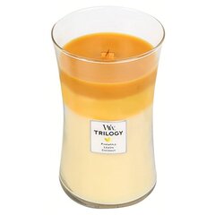 WoodWick Fruits from Summer Trilogy Vase - Summer scented candle 609.5g цена и информация | Подсвечники, свечи | 220.lv