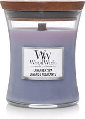 WoodWick Lavender Spa Vase (Lavender Spa) - Scented Candle 85.0g цена и информация | Подсвечники, свечи | 220.lv