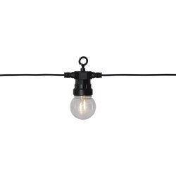 Lampiņu virtene melna, 10 LED 3,6W 855x10cm Small circus filament 476-63 cena un informācija | Ziemassvētku lampiņas, LED virtenes | 220.lv