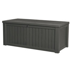 Ящик для хранения Rockwood Storage Box, 570 л, серый цена и информация | Ящики для вещей | 220.lv