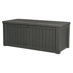 Uzglabāšanas kaste Rockwood Storage Box 570L pelēka цена и информация | Ящики для вещей | 220.lv