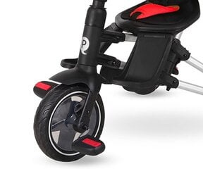 QPlay stumjamais trīsritenis, sarkans/melns цена и информация | Трехколесные велосипеды | 220.lv