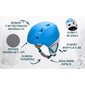 Slēpošanas ķivere Meteor Kiona zila/balta cena un informācija | Slēpošanas ķiveres | 220.lv